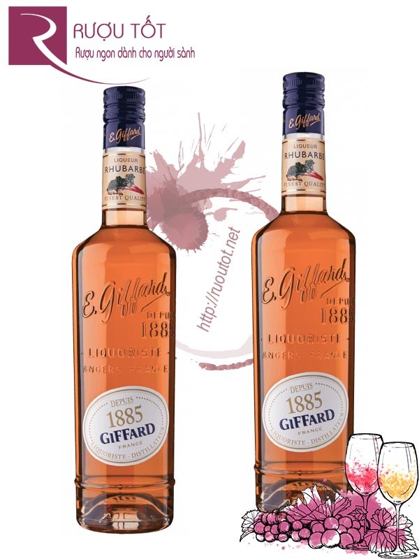 Rượu Mùi Giffard 1885 Rhubarb Liqueur