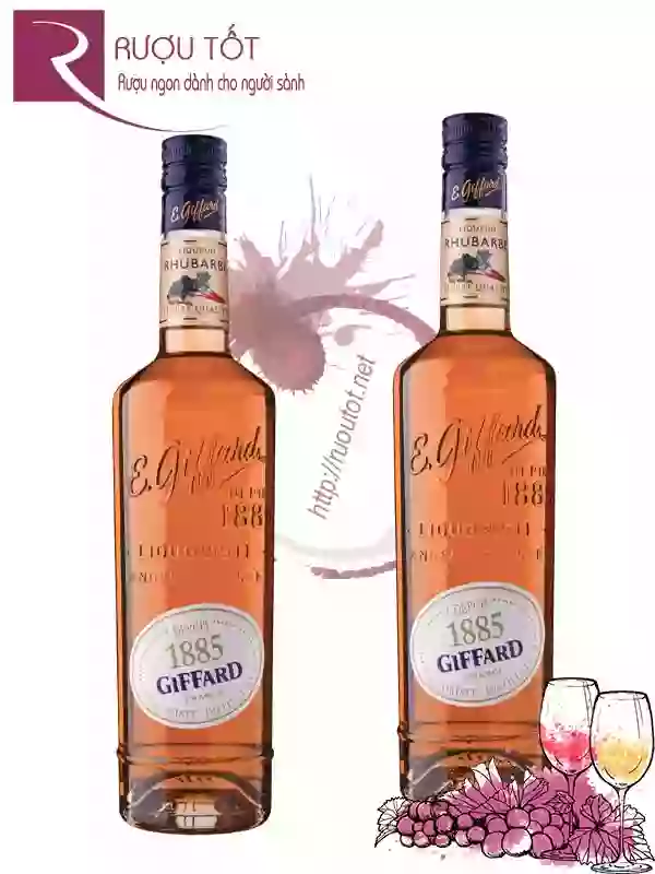 Rượu Mùi Giffard 1885 Rhubarb Liqueur