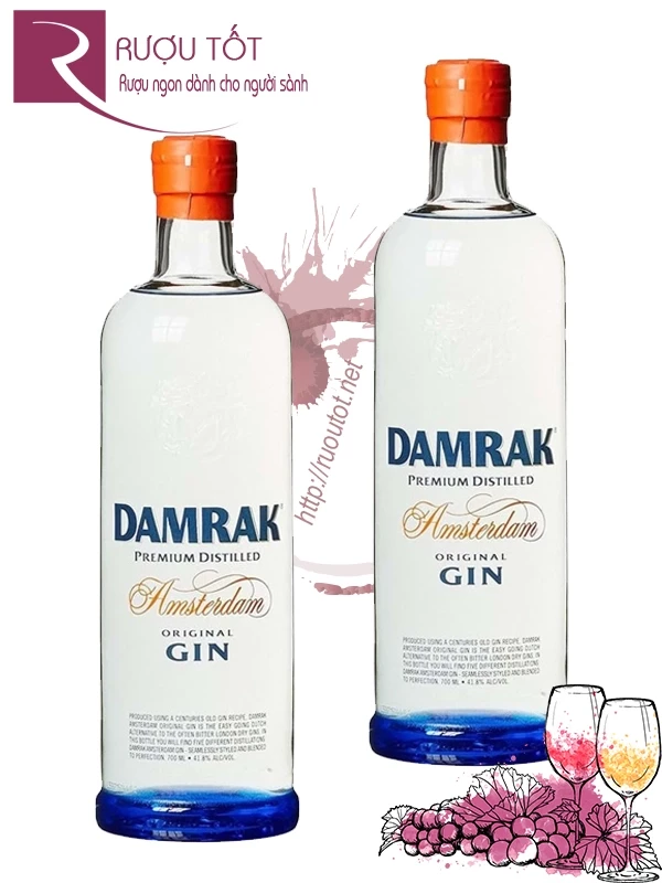 Rượu Damrak Gin 700ml