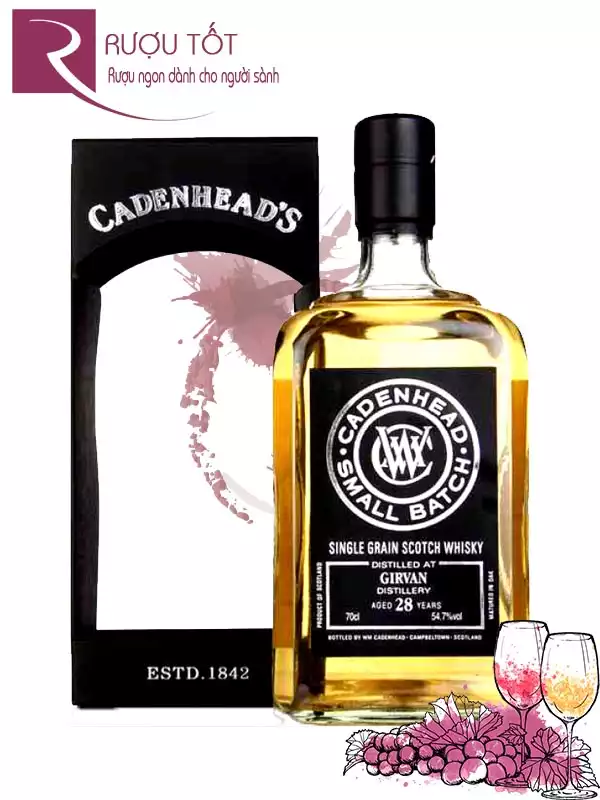 Rượu Whisky Cadenhead Girvan Grain 28