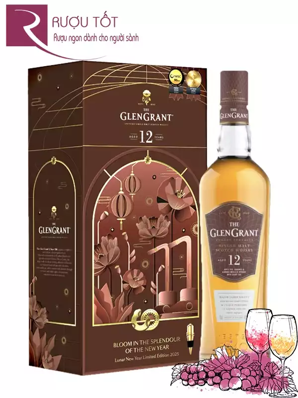 Rượu Glen Grant 12 Hộp quà Tết 2025