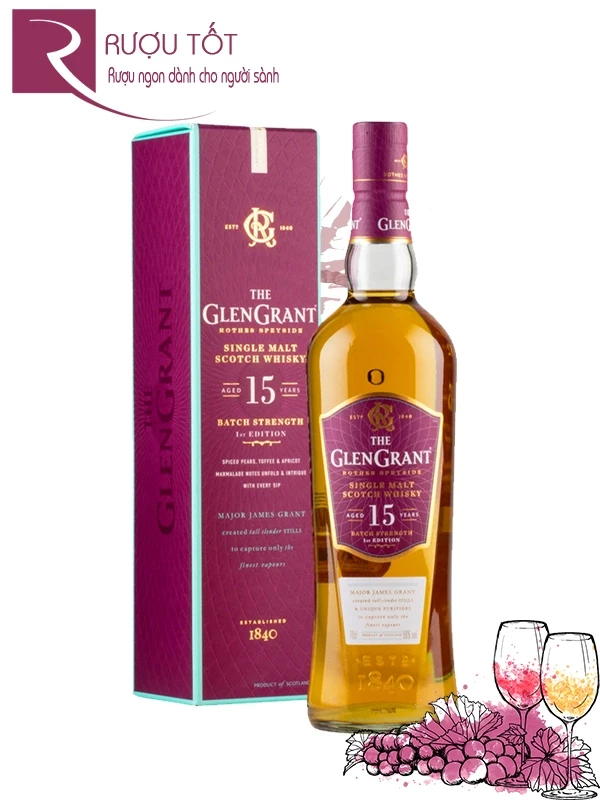 Rượu Glen Grant 15 Batch Strength 1st Edition