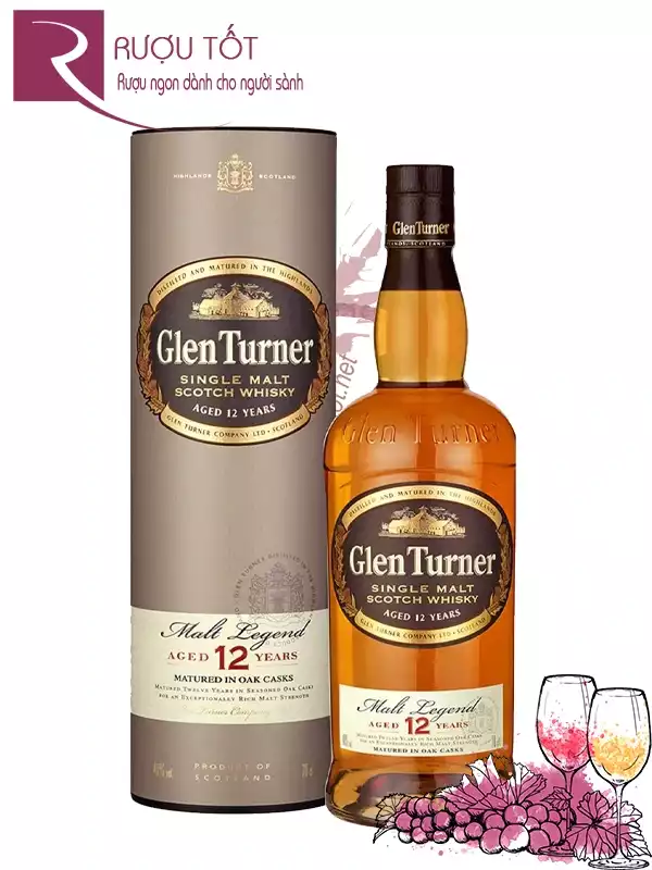 Rượu Glen Turner 12 Years Old Malt Legend