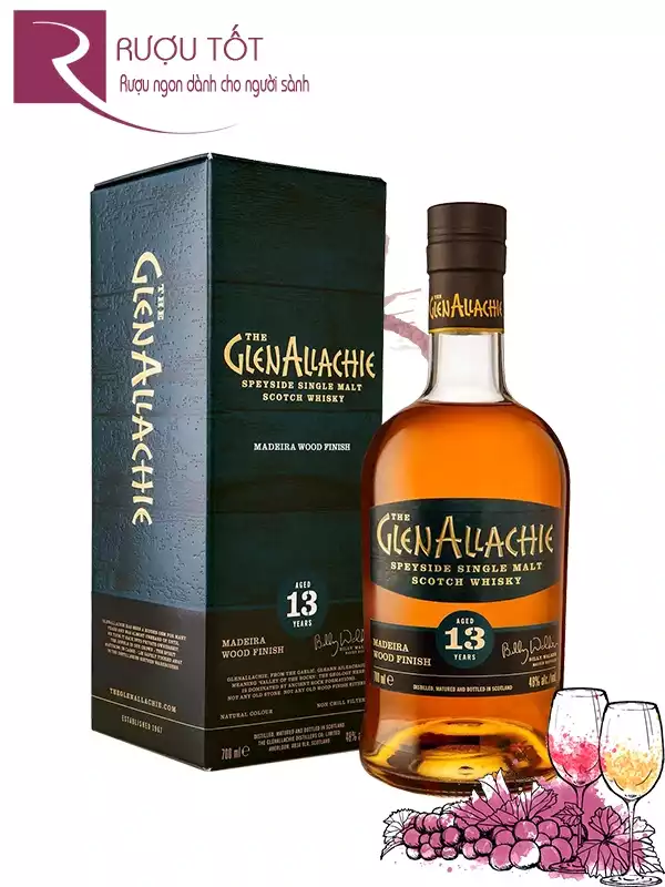 Rượu GlenAllachie 13 Madeira Wood Finish