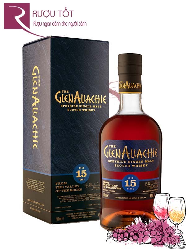 Rượu Whisky Glenallachie 15 Sherry 700ml