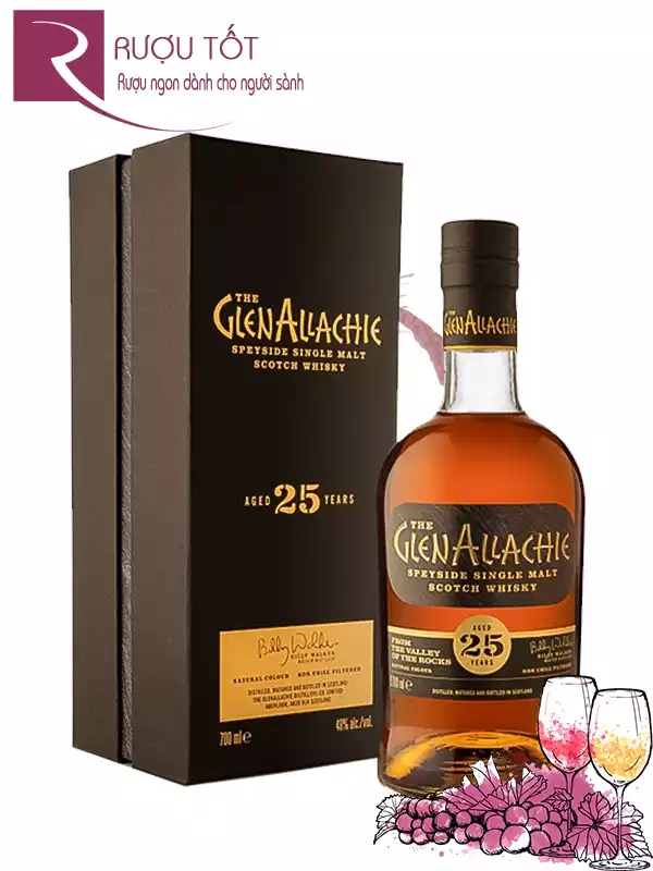 Rượu Glenallachie 25 Years From The Valley Of The Rocks