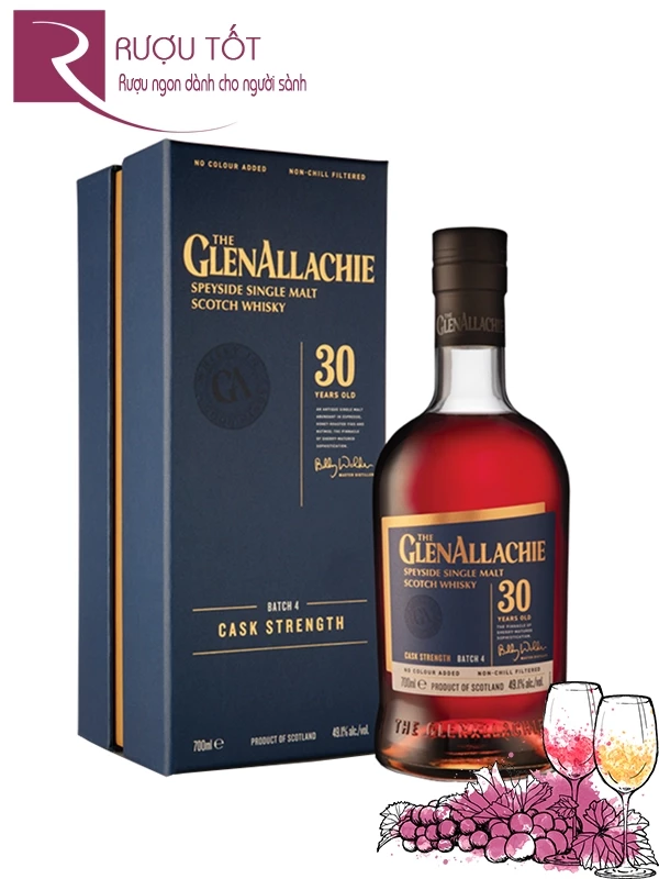 Rượu GlenAllachie 30 Batch 4