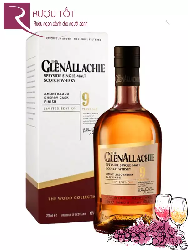 Rượu Glenallachie 9 Amontillado Sherry Cask Finish