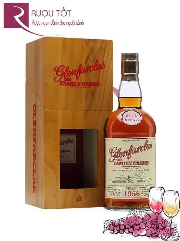 Rượu Glenfarclas 1956 Family Casks