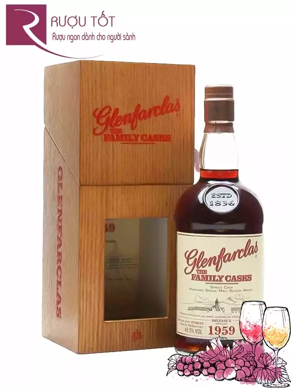 Rượu Glenfarclas 1959 Family Cask Summer 2023