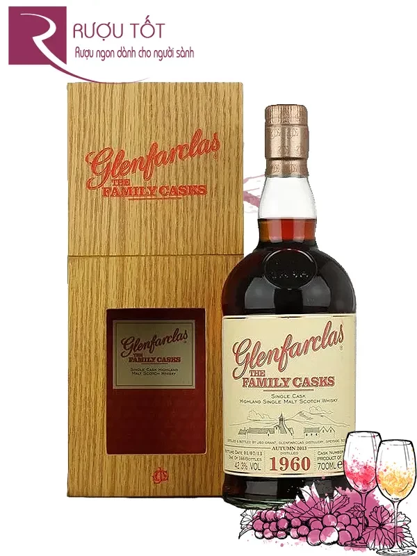 Rượu Glenfarclas 1960 Family Casks 2014 Release