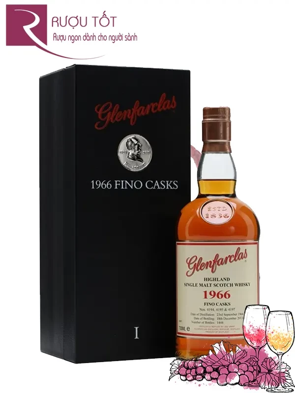 Rượu Glenfarclas 1966 Fino Casks 50,5%