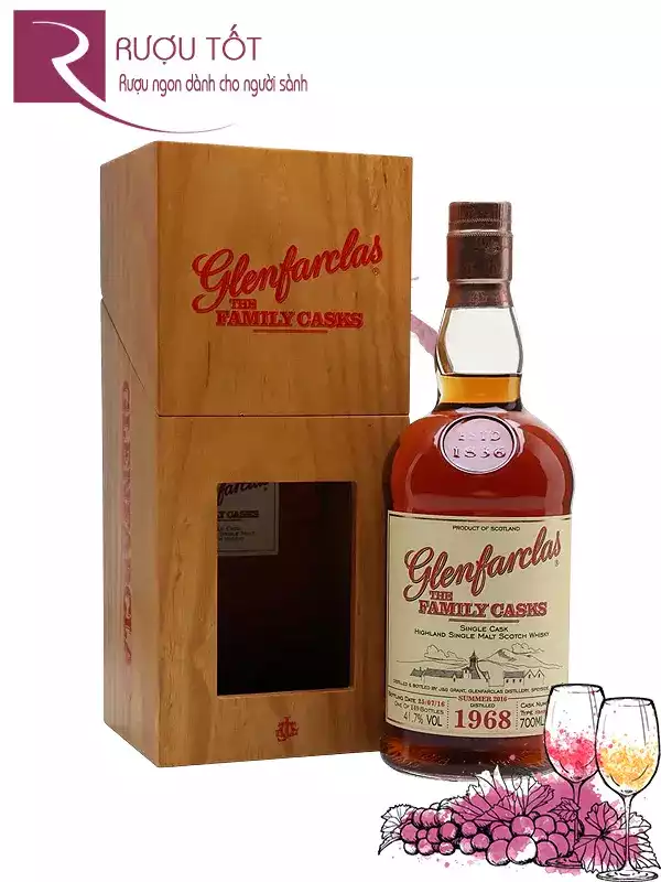 Rượu Glenfarclas 1968 Family Casks