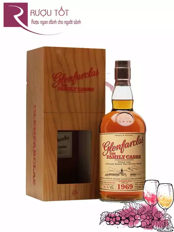 Rượu Glenfarclas 1969 Family Casks