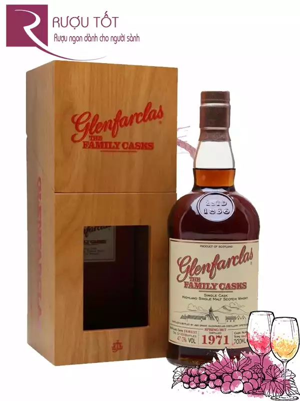 Rượu Glenfarclas 1971 Spring 2017 Cask 151