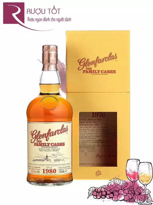 Rượu Glenfarclas 1980 Family Casks