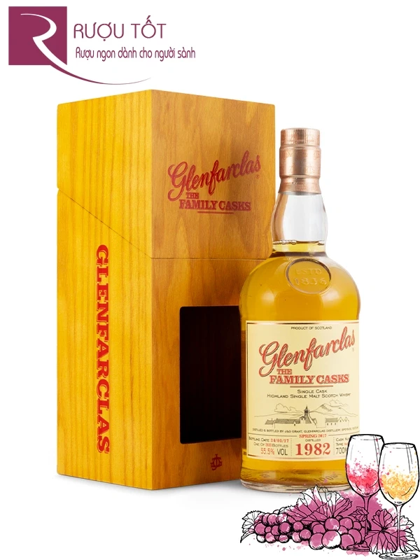 Rượu Glenfarclas 1982 Family Casks