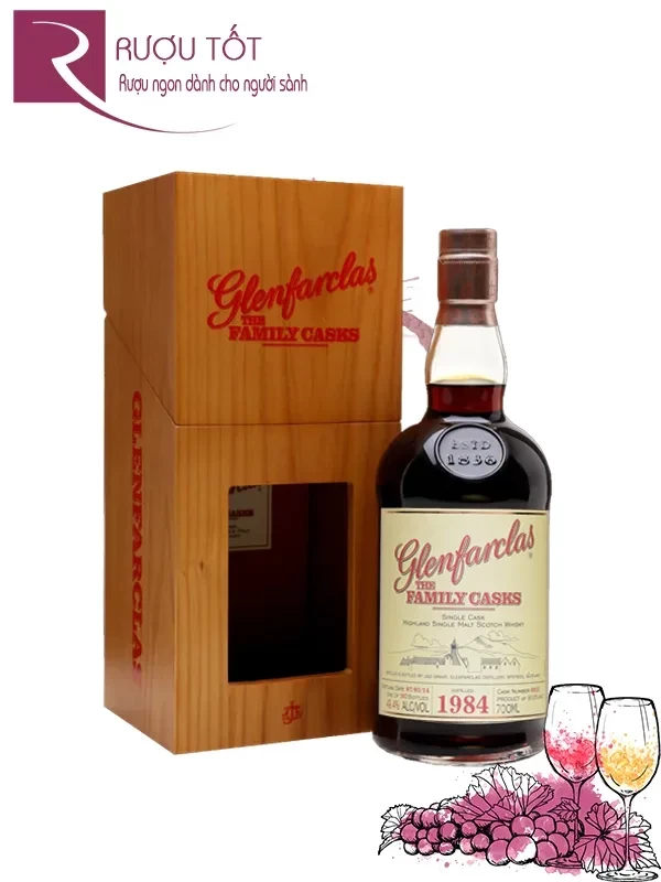 Rượu Glenfarclas 1984 Family Casks 47,1%