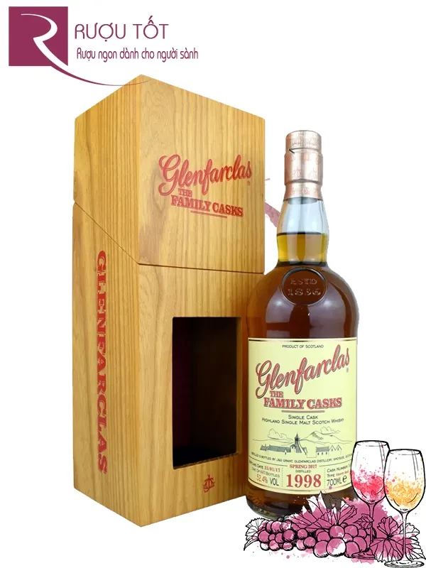 Rượu Glenfarclas 1998 Family Casks 50,8%