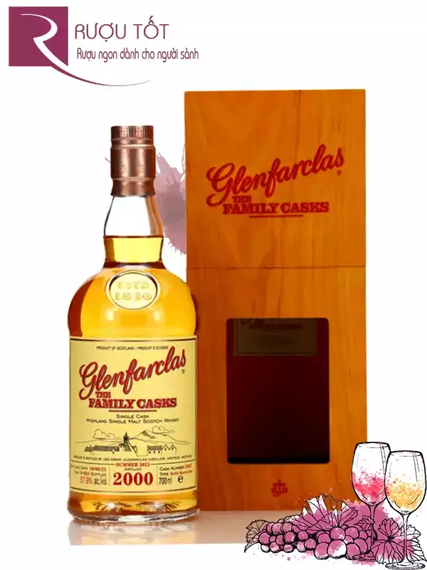 Rượu Glenfarclas 2000 Family Casks