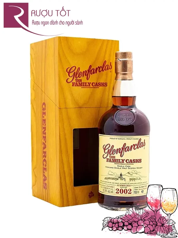 Rượu Glenfarclas 2002 Family Cask 50,6%