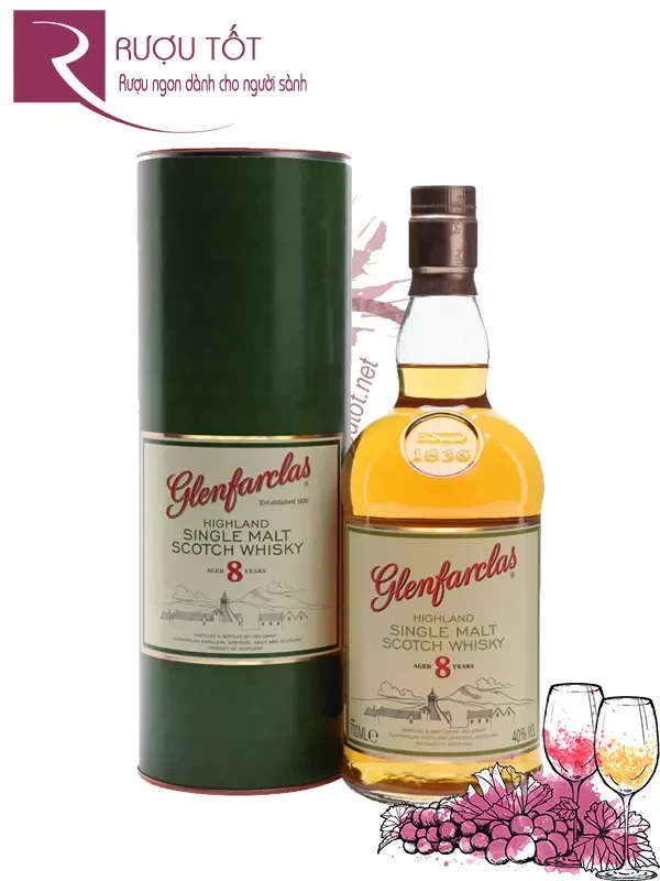 Rượu Glenfarclas 8 Single Malt Scotch Whisky