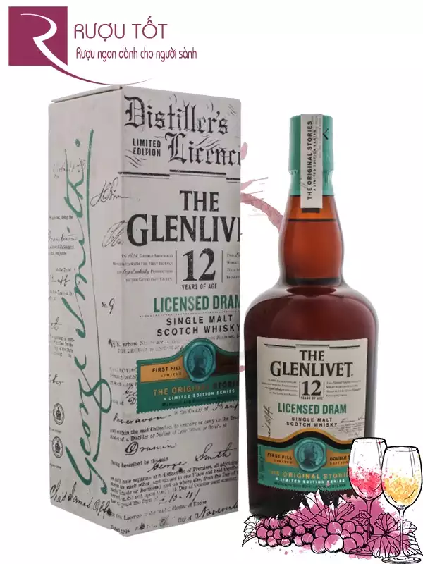 Rượu Glenlivet 12 Licensed Dram