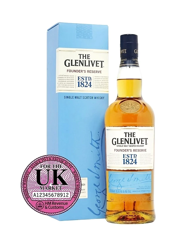 Rượu Glenlivet 1824 UK Founder's Reserve