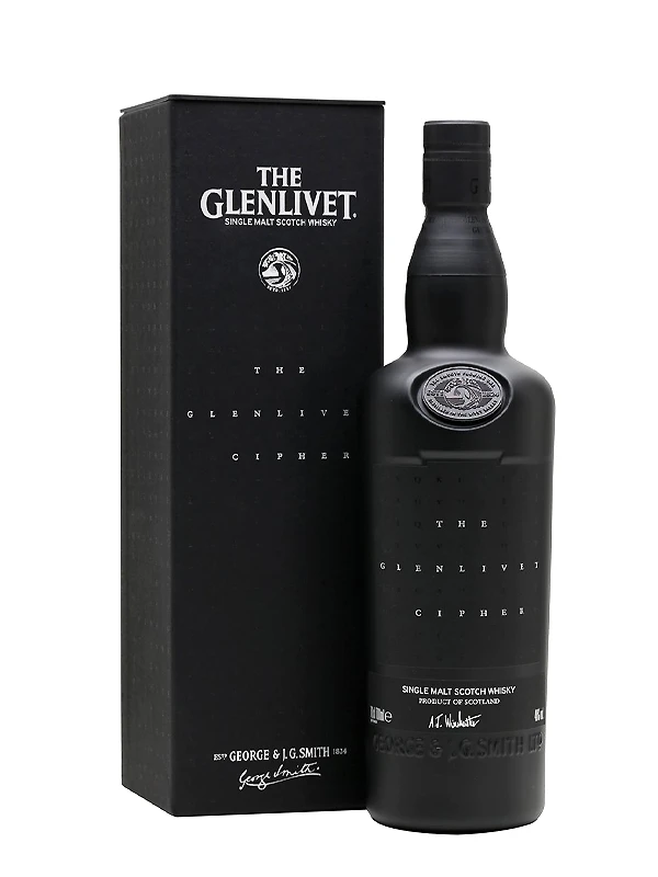 Rượu Glenlivet Code Black Limited Edition 48% 700ml