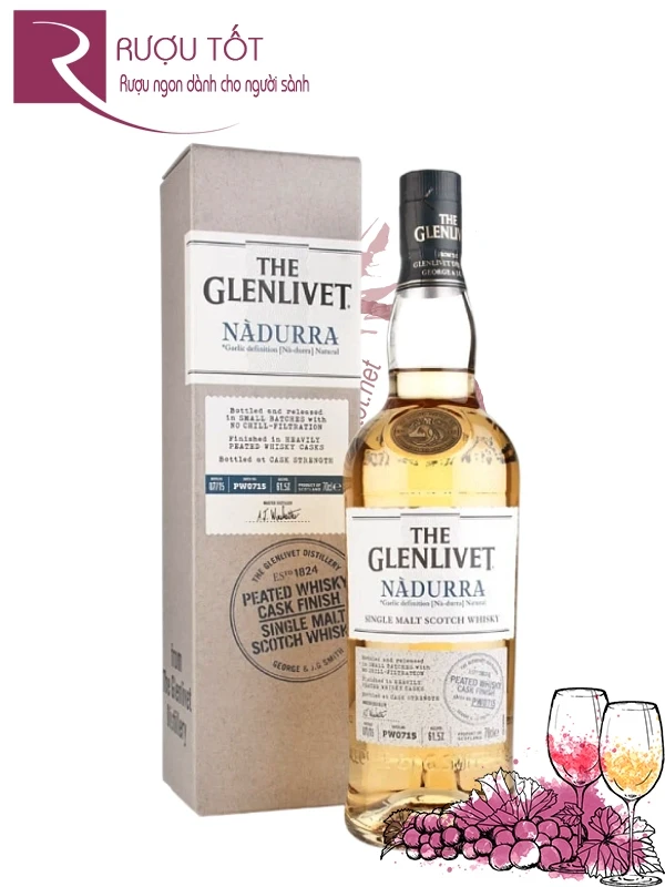 Rượu Glenlivet Nadurra Peated 61,5% 700ml Scotland