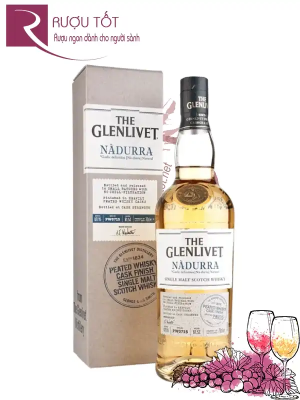 Rượu Glenlivet Nadurra Peated 61,5% 700ml Scotland