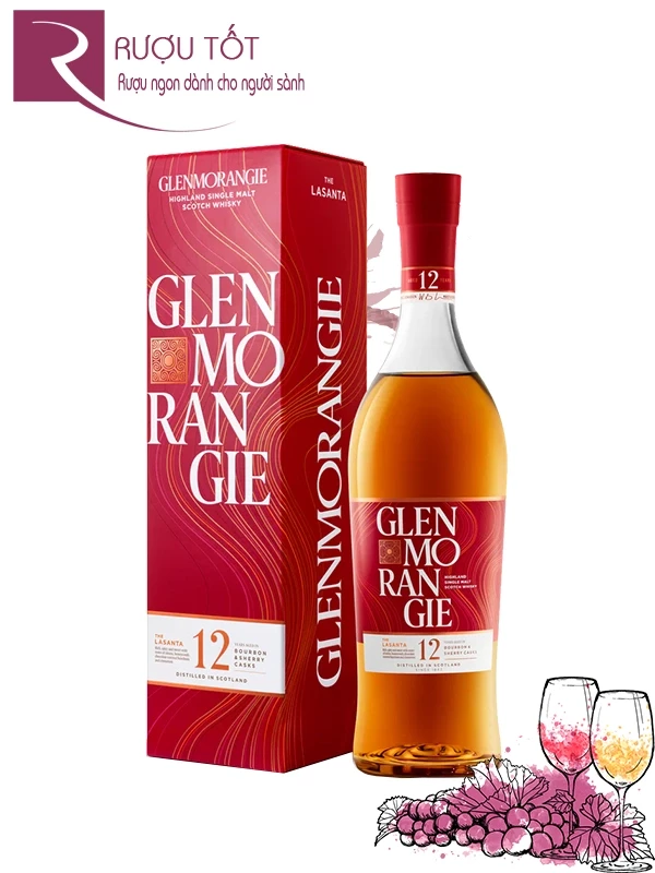 Rượu Glenmorangie 12 Year Old Lasanta