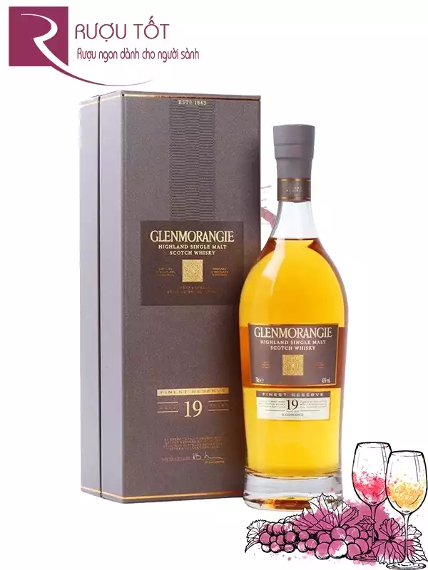 Rượu Glenmorangie 19 Years 43%