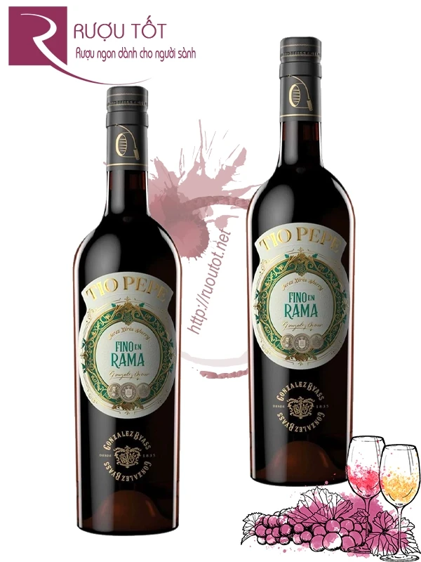 Rượu vang Gonzalez Byass Tio Pepe Fino En Rama 4 Years