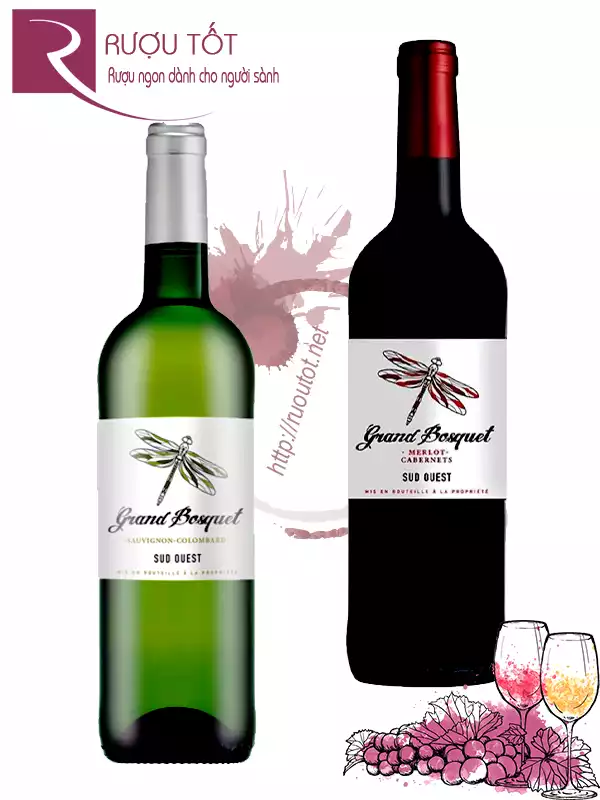 Rượu vang Grand Bosquet Đỏ - Trắng