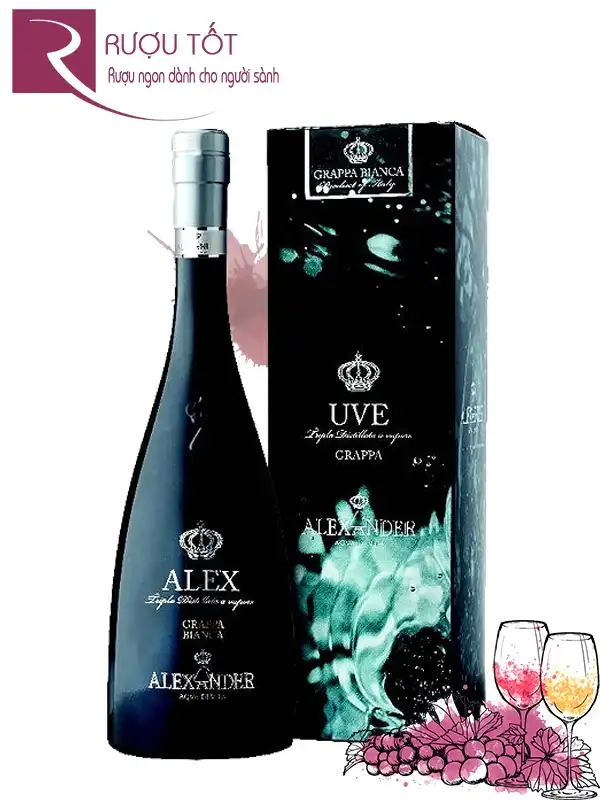 Rượu Grappa Bianca Alexander 38%