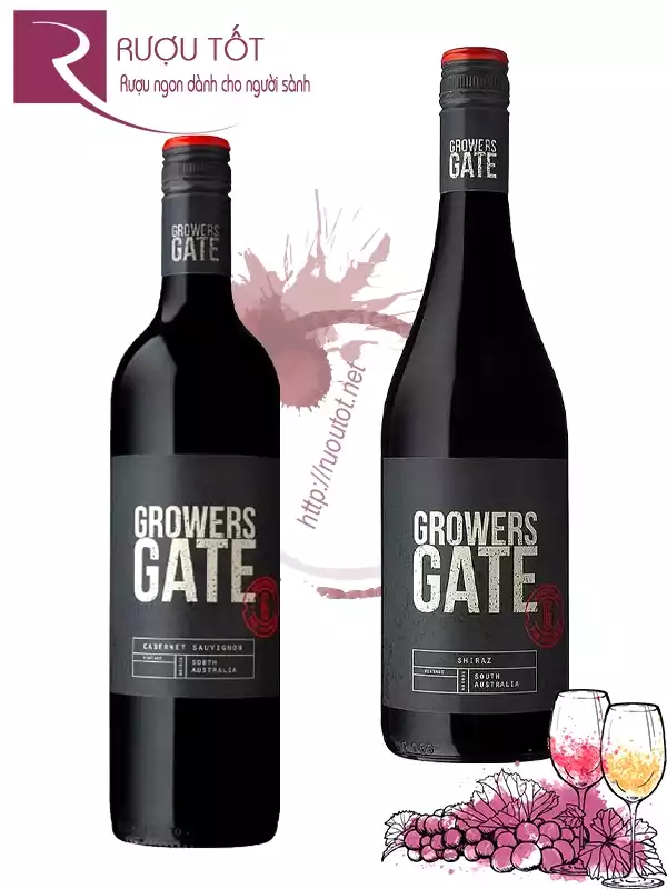 Rượu vang Growers Gate Red - White