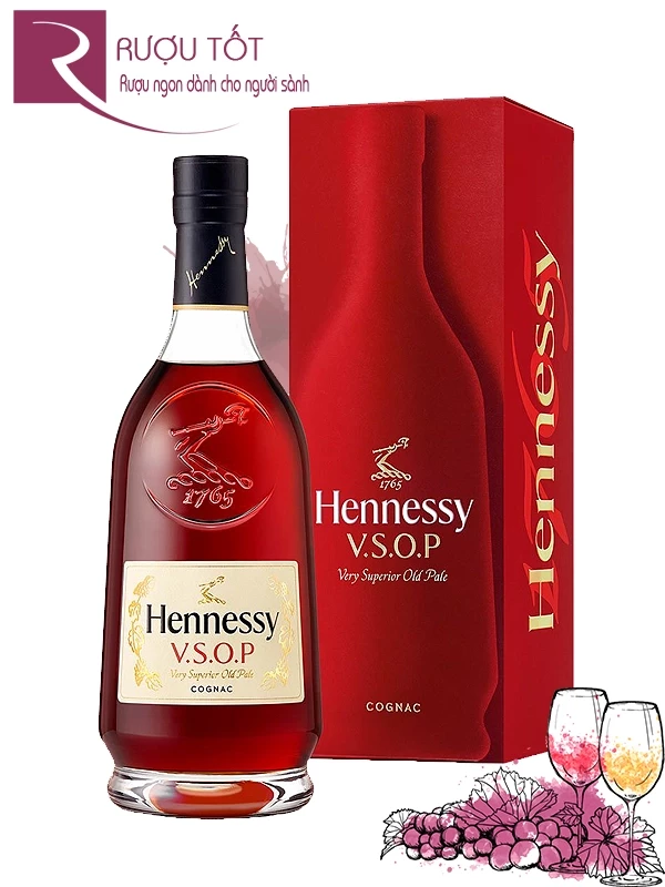 Rượu Hennessy VSOP 1000ml