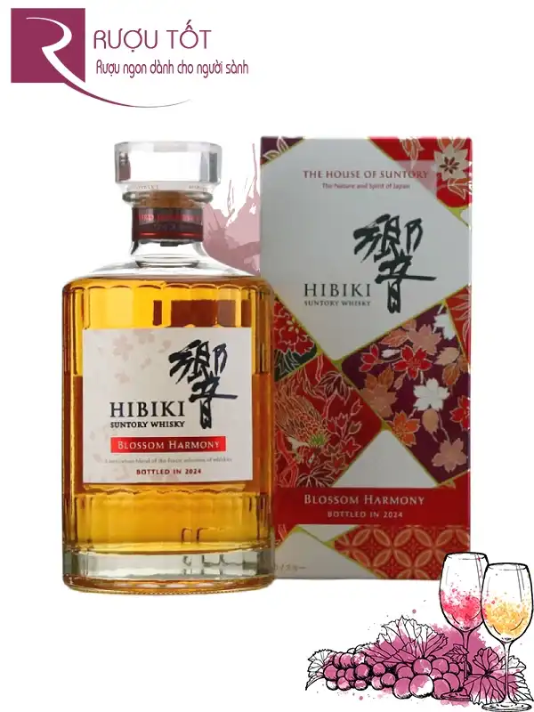 Rượu Hibiki Blossom Harmony 2024 43% 700ml Nhật Bản