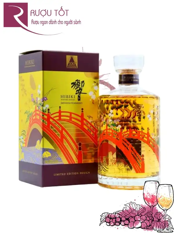 Rượu Hibiki Harmony 100th Anniversary Edition 43% 700ml