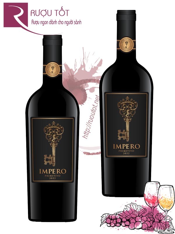Rượu vang Impero Limited Edition Primitivo IGT - Nhãn đen