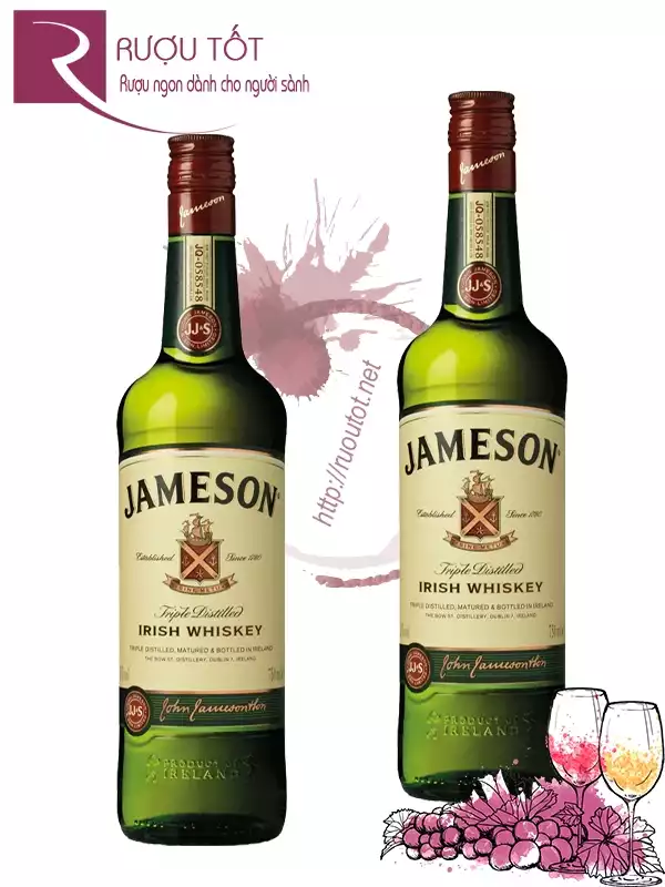 Rượu Jameson 1L Irish Whiskey