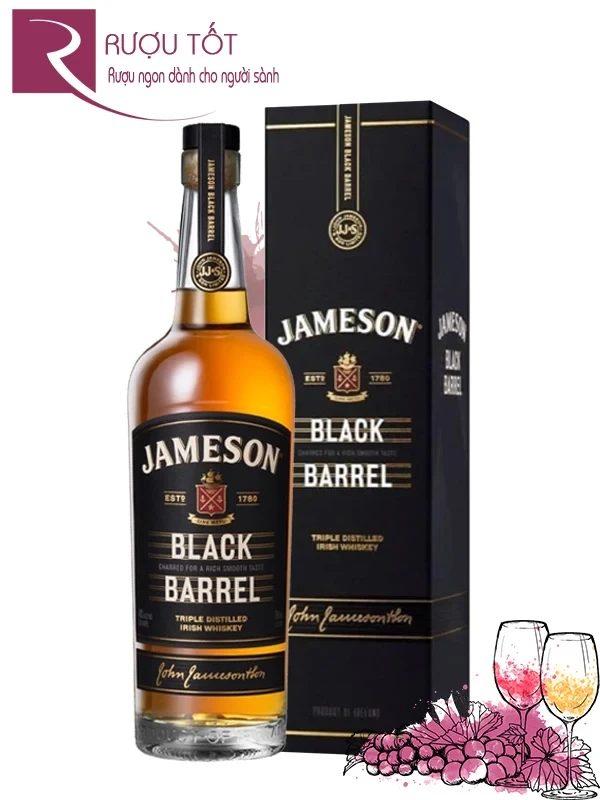 Rượu Jameson Black Barrel