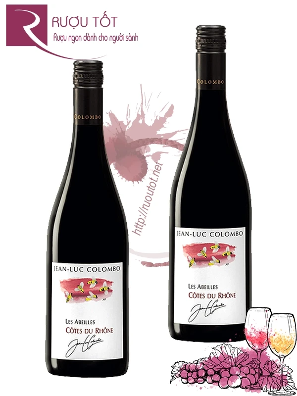 Vang đỏ Jean Luc Colombo Les Abeilles de Colombo Cotes du Rhone