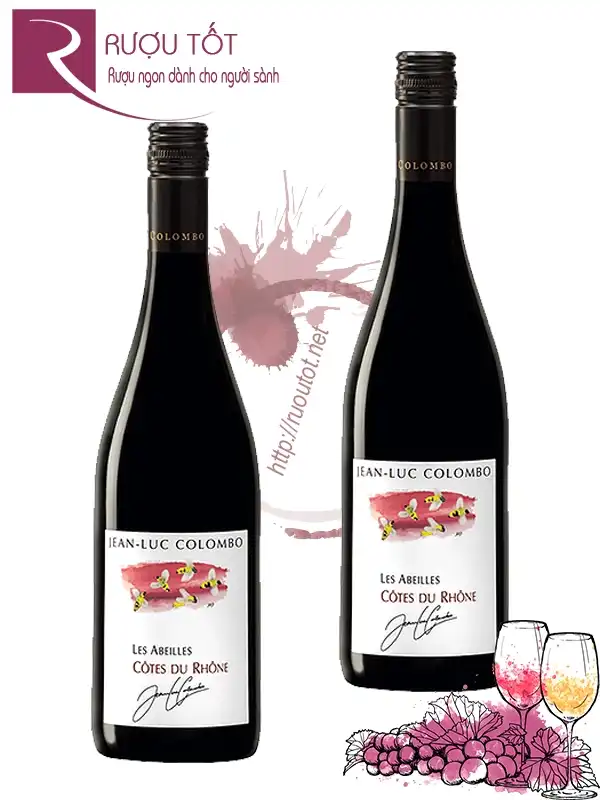 Vang đỏ Jean Luc Colombo Les Abeilles de Colombo Cotes du Rhone