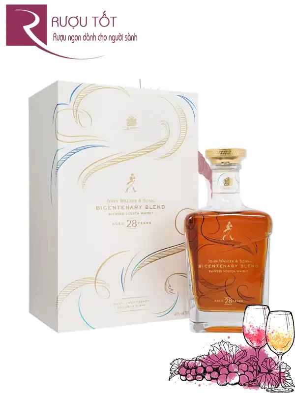 Rượu John Walker & Sons Bicentenary Blend 28 Year Old