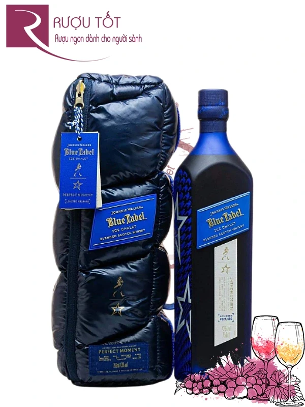 Rượu Johnnie Walker Blue Label Ice Chalet Limited Edition 43% 750ml