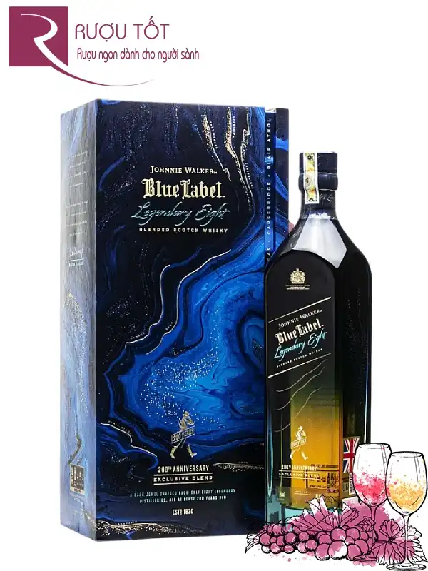 Rượu Johnnie Walker Legendary Eight 43,8% 700ml Scotland