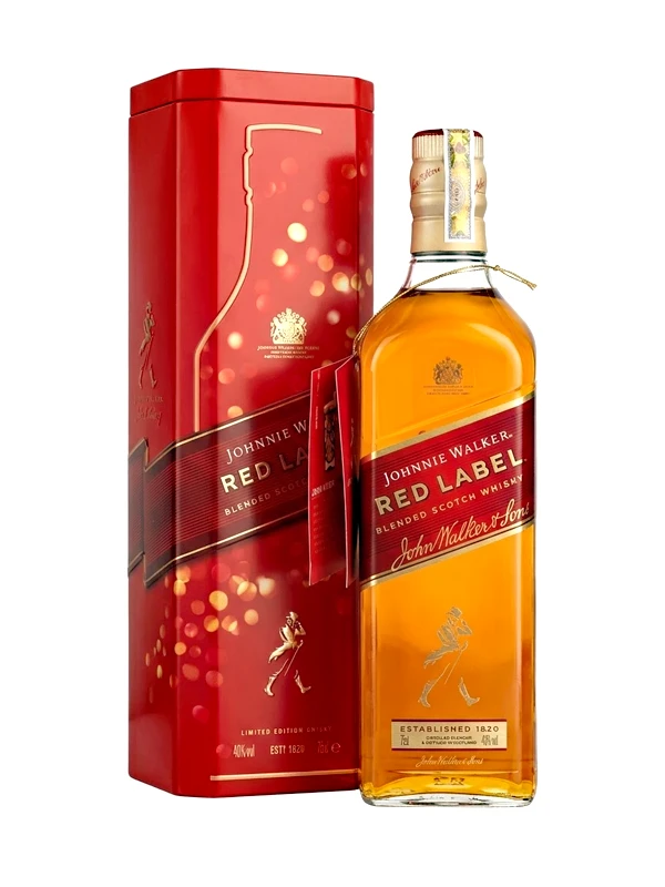 Rượu Johnnie Walker Red Label Hộp Thiếc