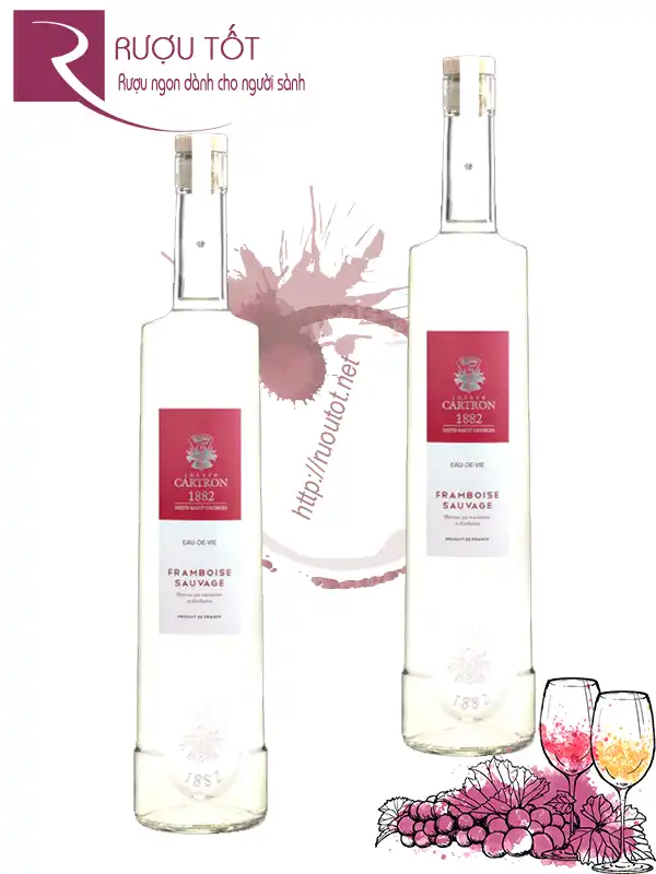 Rượu Joseph Cartron Eau de Vie Framboise Sauvage Vị Mâm Xôi